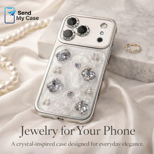 iPhone 17 Pro Max Crystal Luxury Case – Diamond Sparkle Edition