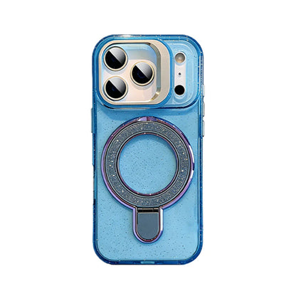 iPhone 17 Pro Max Glitter Magnetic Stand Case