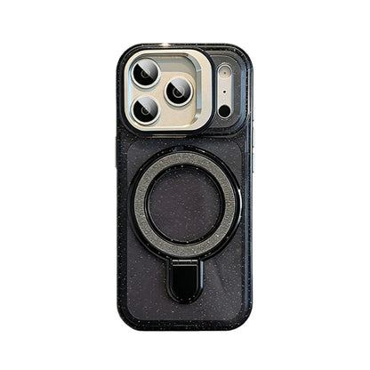 iPhone 17 Pro Max Glitter Magnetic Stand Case