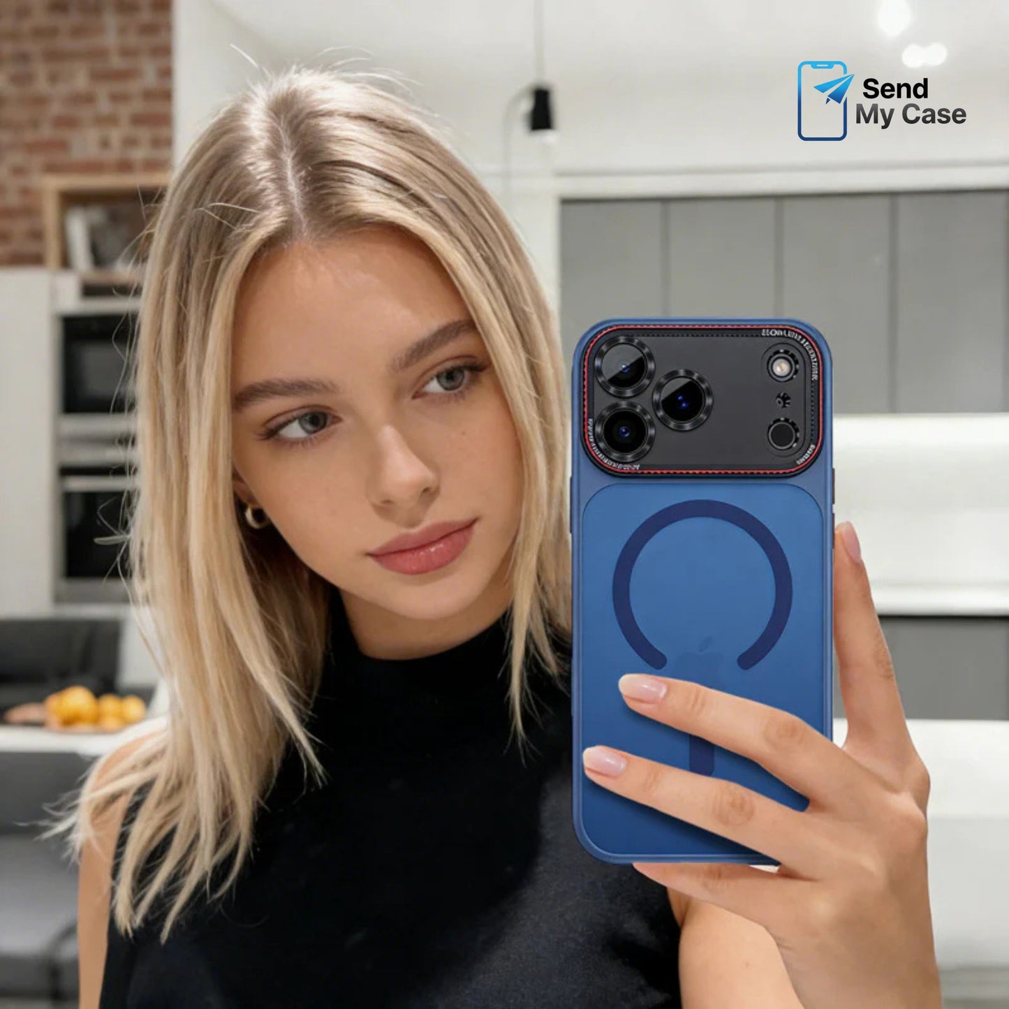 iPhone 17 Pro Max Magnetic Frosted Case with Metal Camera Shield
