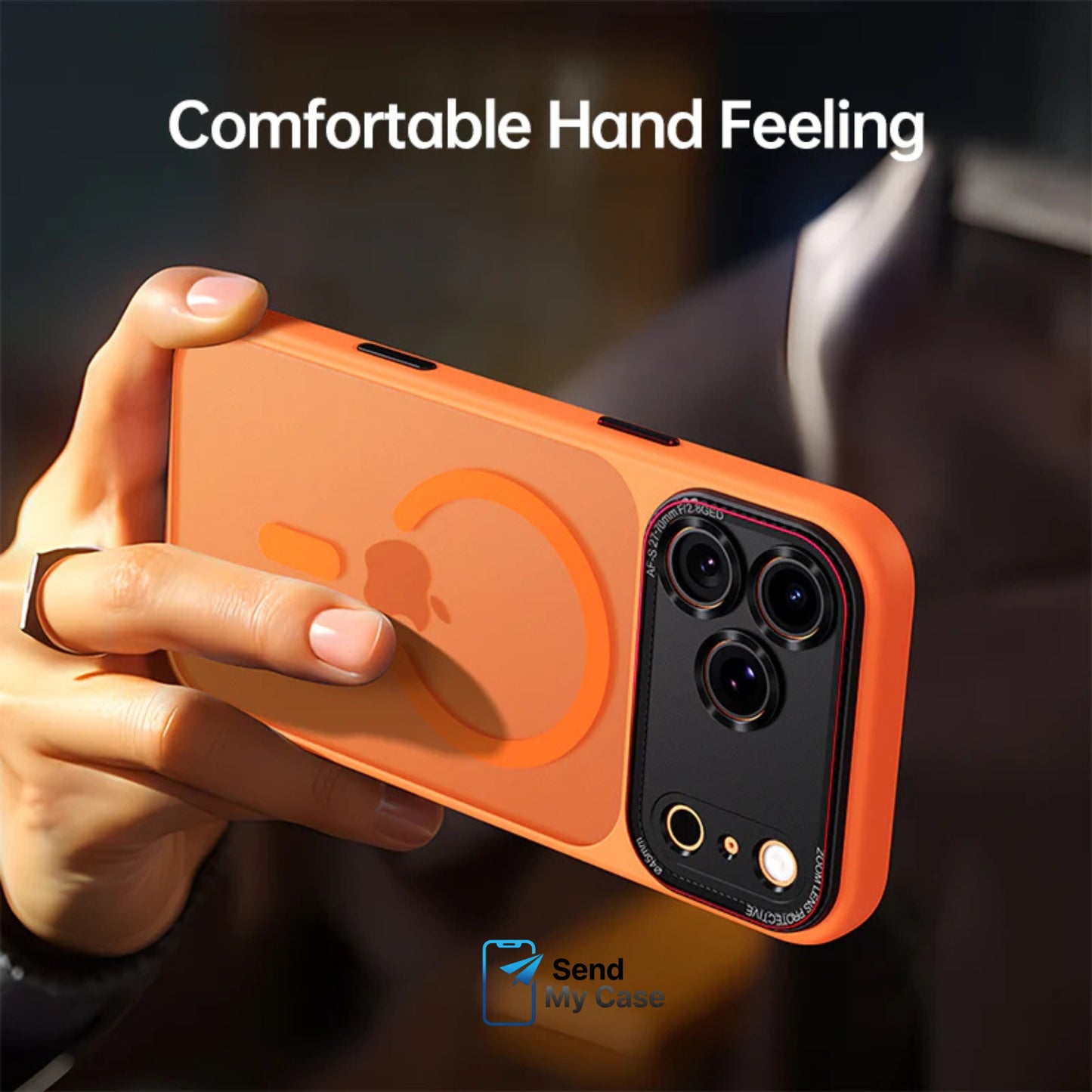 iPhone 17 Pro Max Magnetic Frosted Case with Metal Camera Shield