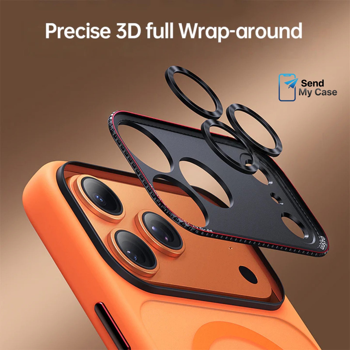 iPhone 17 Pro Max Magnetic Frosted Case with Metal Camera Shield