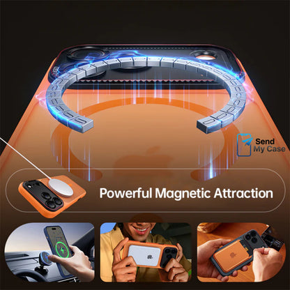 iPhone 17 Pro Max Magnetic Frosted Case with Metal Camera Shield