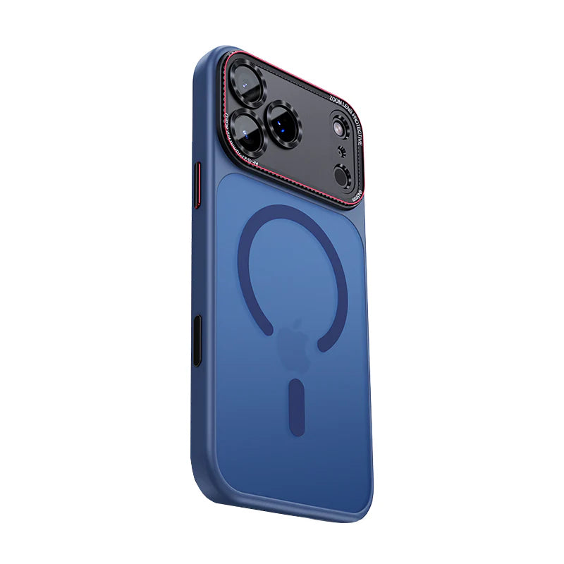 iPhone 17 Pro Max Magnetic Frosted Case with Metal Camera Shield