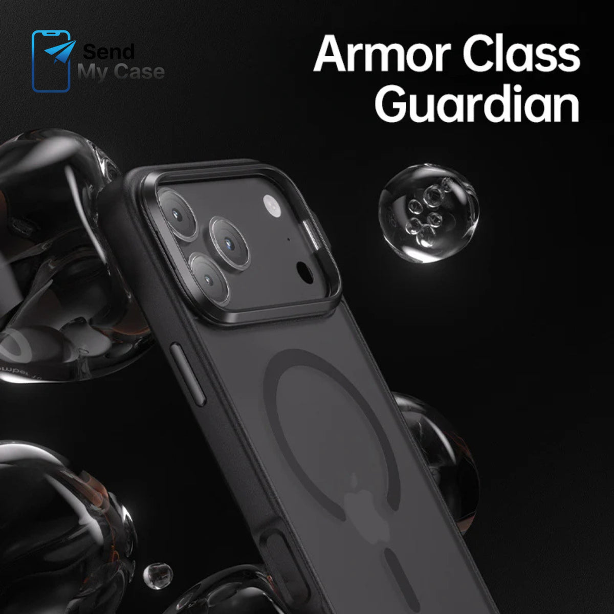 iPhone 17 Pro Max Magnetic Lens Stand Case