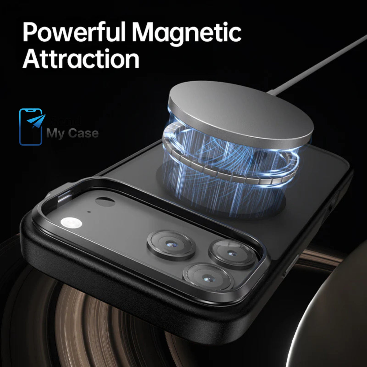 iPhone 17 Pro Max Magnetic Lens Stand Case