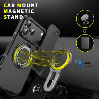 iPhone 17 Pro Max Magnetic Ring Kickstand Case