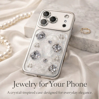 iPhone 17 Pro Max Crystal Luxury Case – Diamond Sparkle Edition