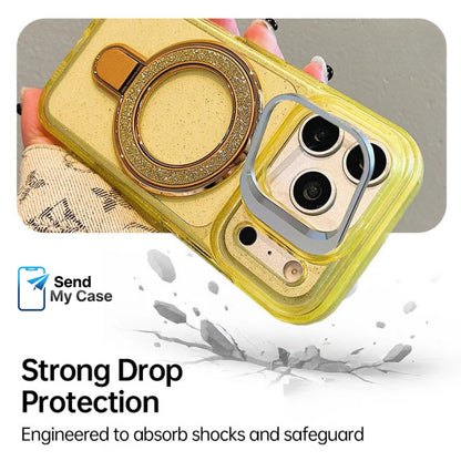 iPhone 17 Pro Max Glitter Magnetic Stand Case