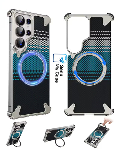 Samsung Galaxy S26 Ultra MagSafe Kickstand Case with 360° Magnetic Ring