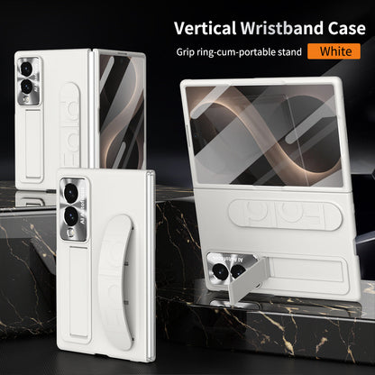 Armor Phone Case Built-In Tempered Glass, Hidden Kickstand & Wrist Strap For Galaxy Z Fold 8