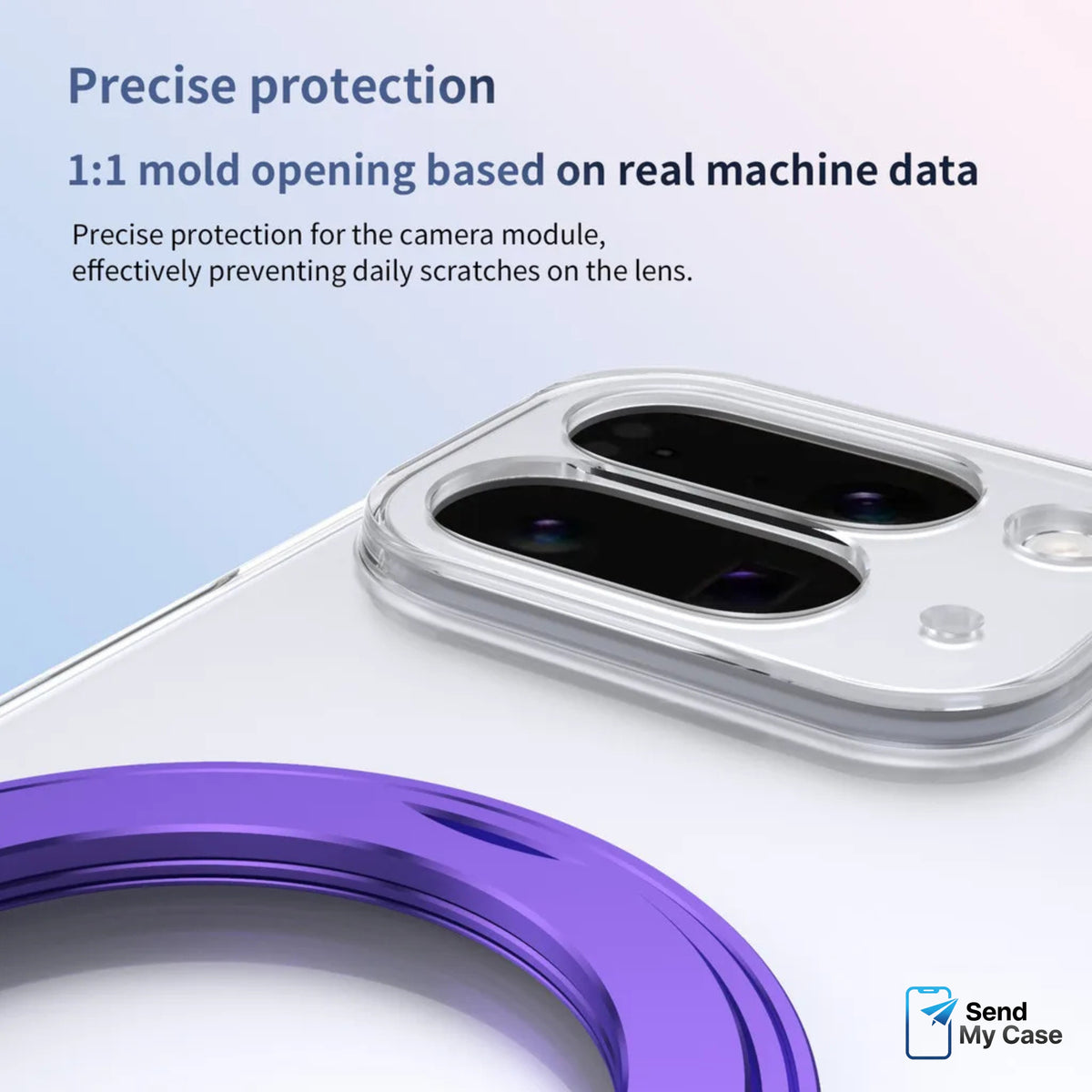 Clear Magnetic Kickstand Case for Google Pixel 10 Pro Fold