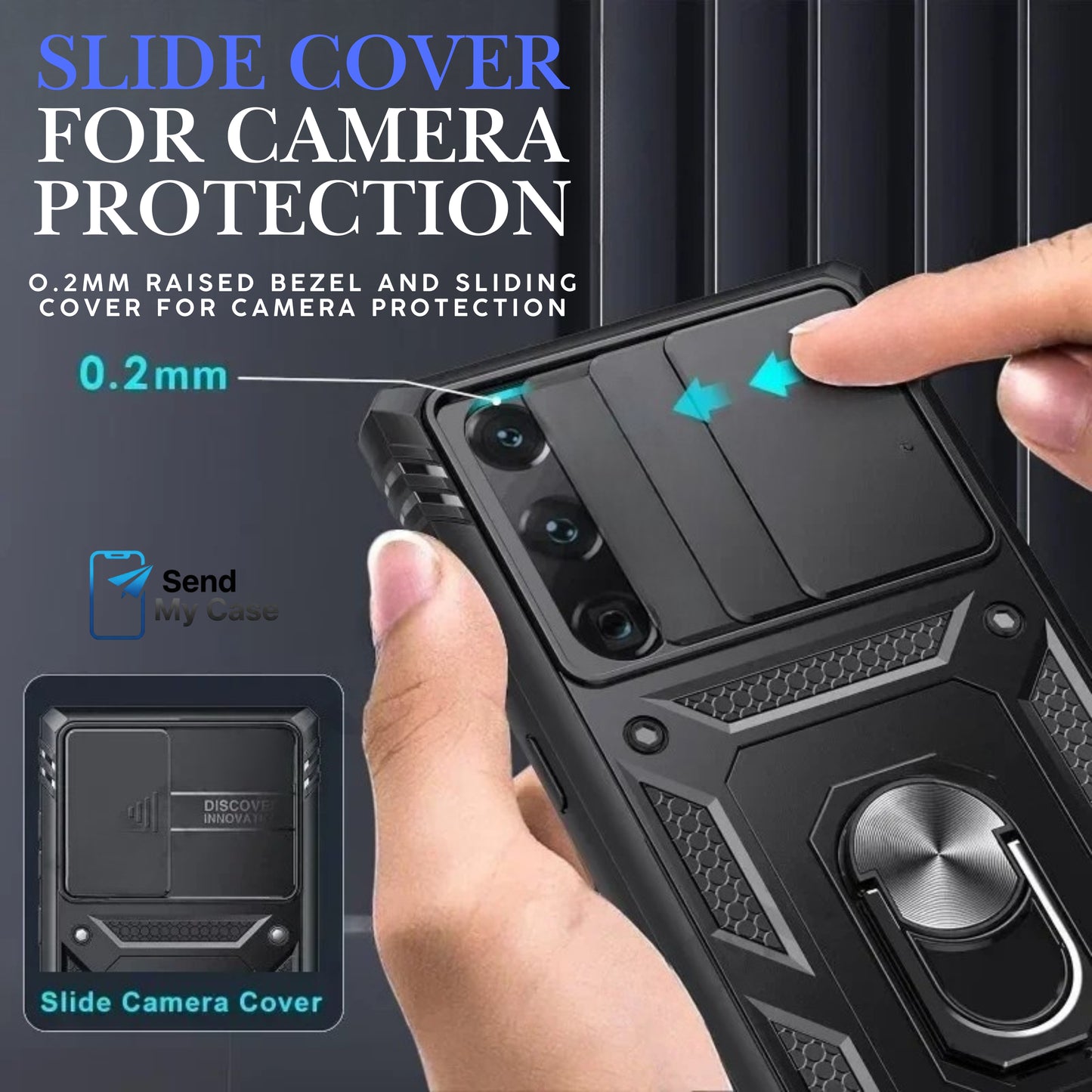 Galaxy S26 Ultra Kickstand Case With Sliding Camera Cover