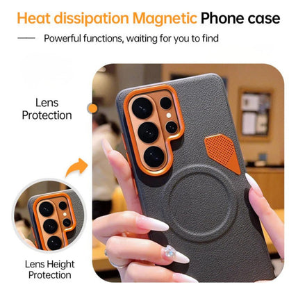 Galaxy S26 Ultra MagSafe Cooling Case In Matte Leather
