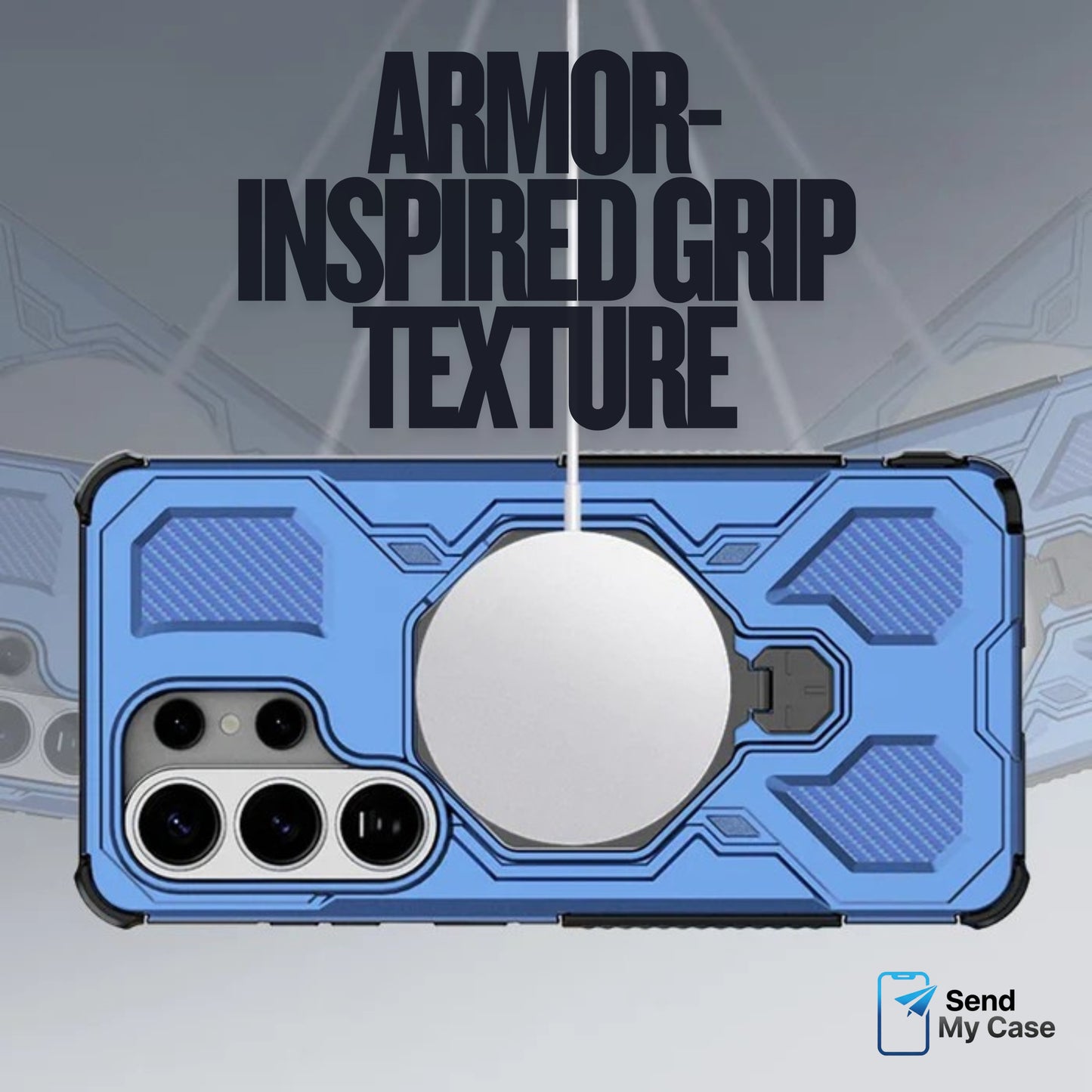 Samsung Galaxy S26 Ultra Magnetic Kickstand Ring Armor Case