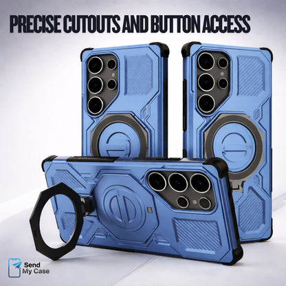 Samsung Galaxy S26 Ultra Magnetic Kickstand Ring Armor Case