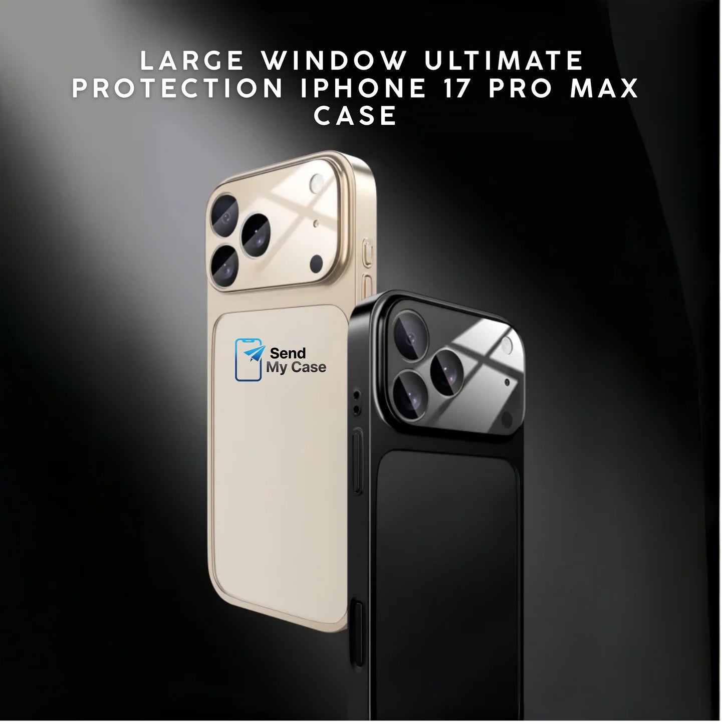 iPhone 17 Pro Max Large Window Camera Case With Hybrid Armor Frame