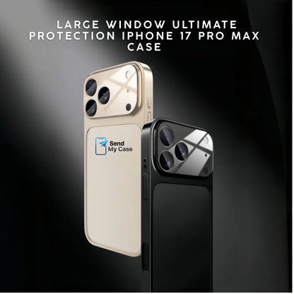 iPhone 17 Pro Max Large Window Camera Case With Hybrid Armor Frame