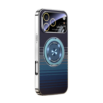 iPhone 17 Pro Max MagSafe 360 Rotating Stand Case With Kevlar-Style Texture