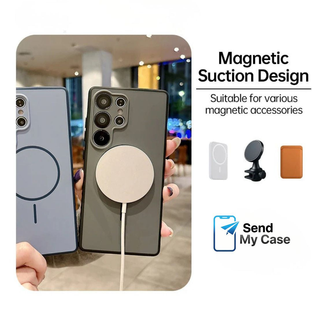 Galaxy S26 Ultra MagSafe Matte Case With Metal Buttons