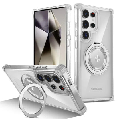 Galaxy S26 Ultra MagSafe Ring Stand Clear Case