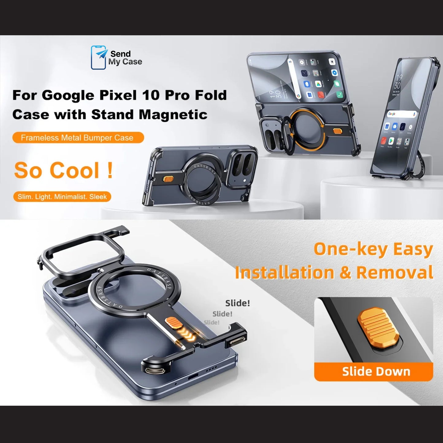 Google Pixel 10 Pro Fold Magnetic Stand Case