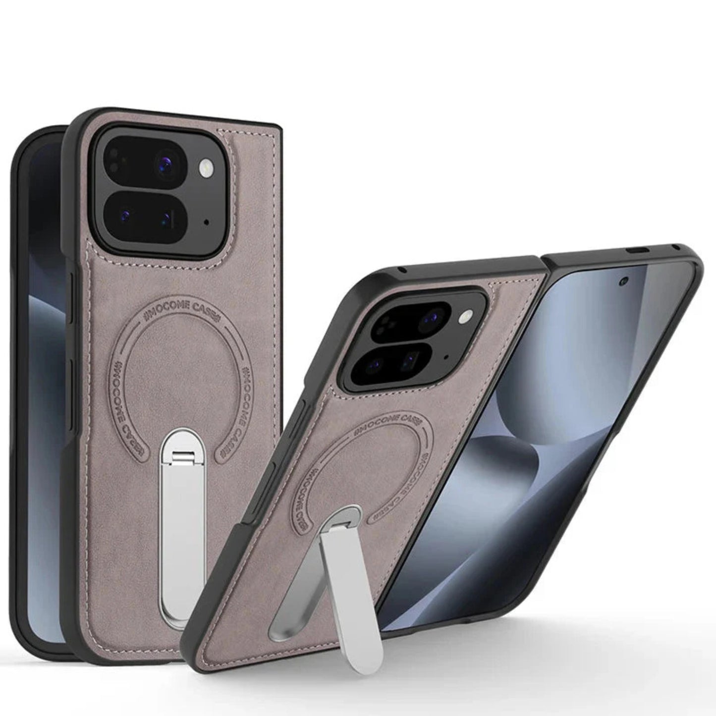 Magnetic Leather Stand Case for Google Pixel 10 Pro Fold