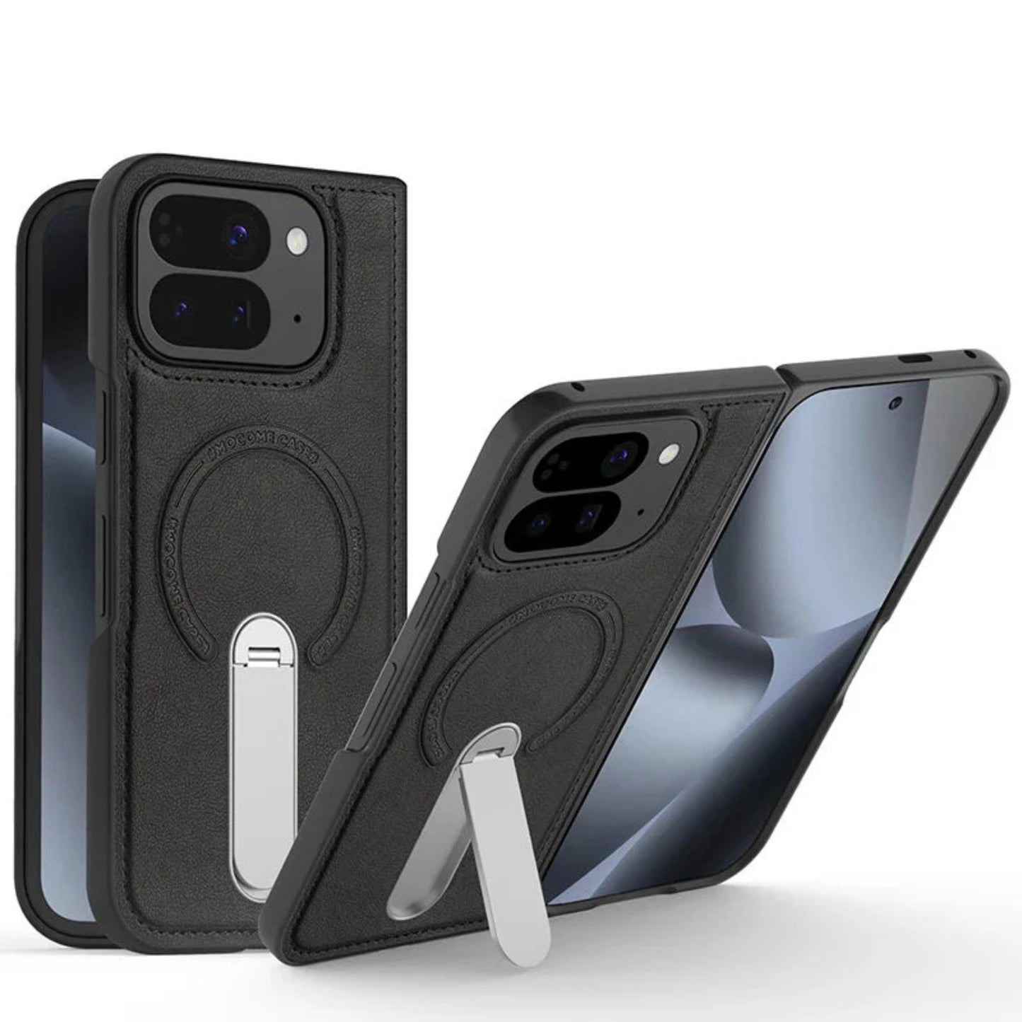 Magnetic Leather Stand Case for Google Pixel 10 Pro Fold