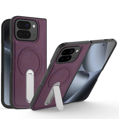 Magnetic Leather Stand Case for Google Pixel 10 Pro Fold