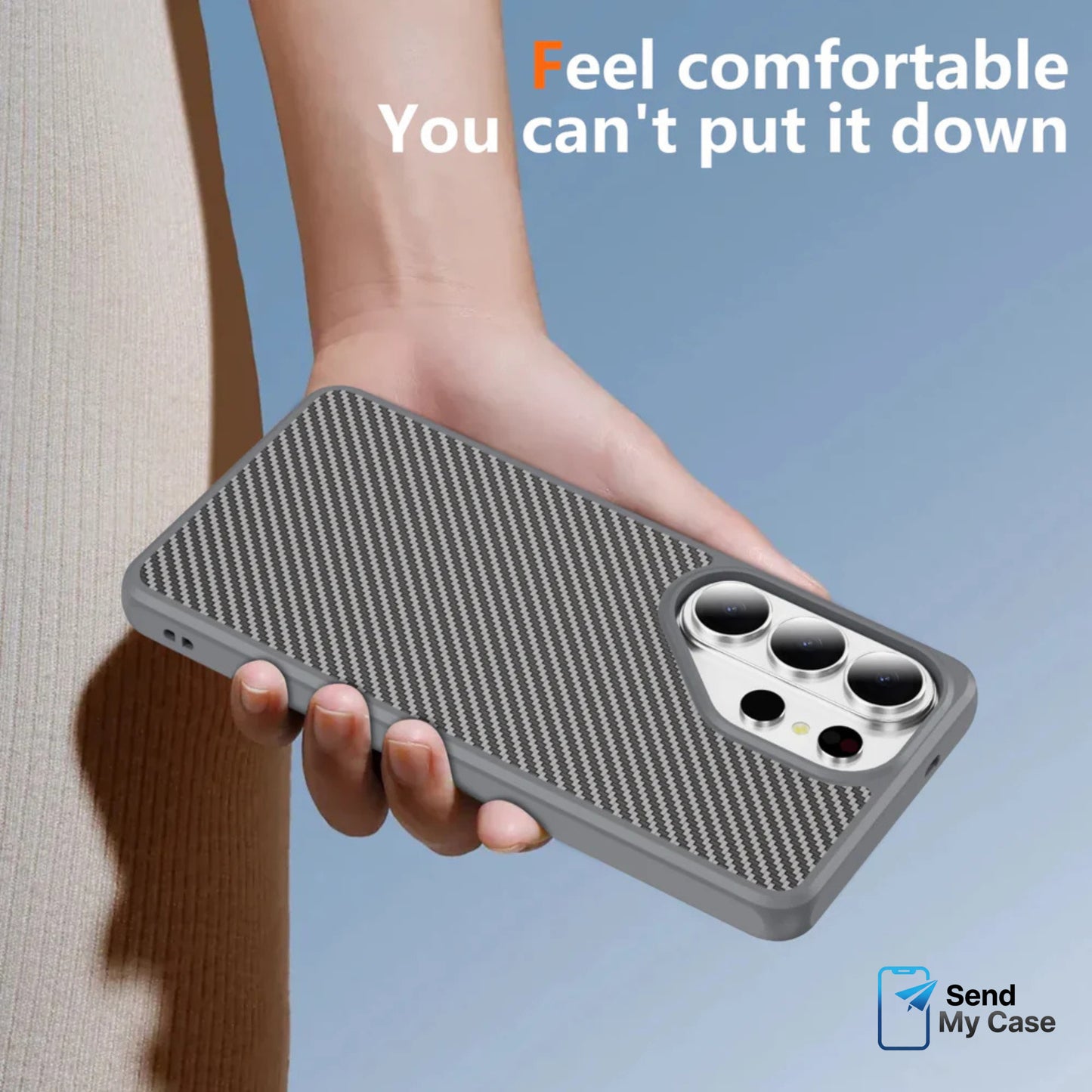 Samsung Galaxy S26 Ultra Carbon Fiber Grip Case