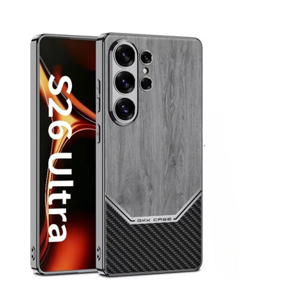 Samsung Galaxy S26 Ultra Wood Grain Hard Shell Case