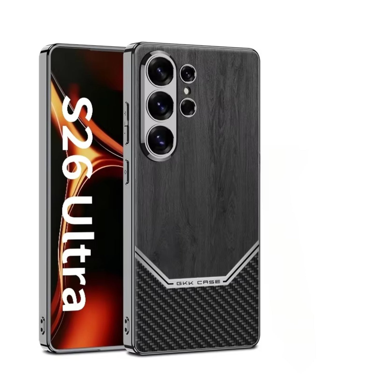 Samsung Galaxy S26 Ultra Wood Grain Hard Shell Case