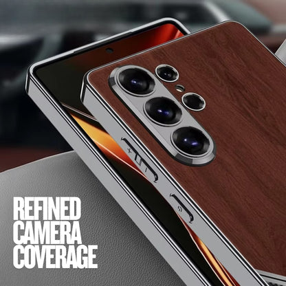 Samsung Galaxy S26 Ultra Wood Grain Hard Shell Case