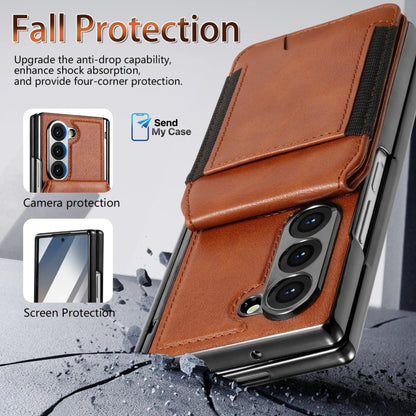 Samsung Galaxy Z Fold 7 Detachable Leather Wallet Case