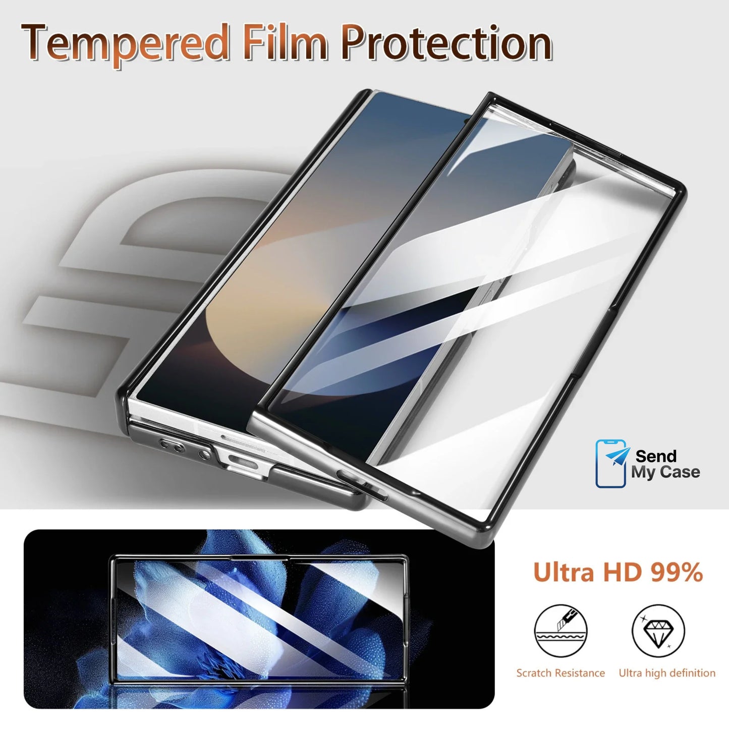 Samsung Galaxy Z Fold 7 Detachable Leather Wallet Case