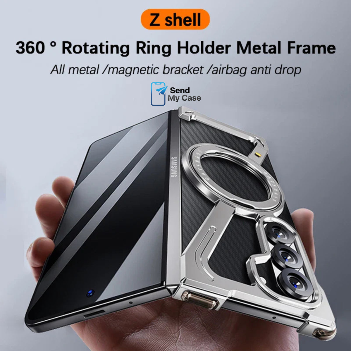 Samsung Galaxy Z Fold Magnetic Ring Stand Case