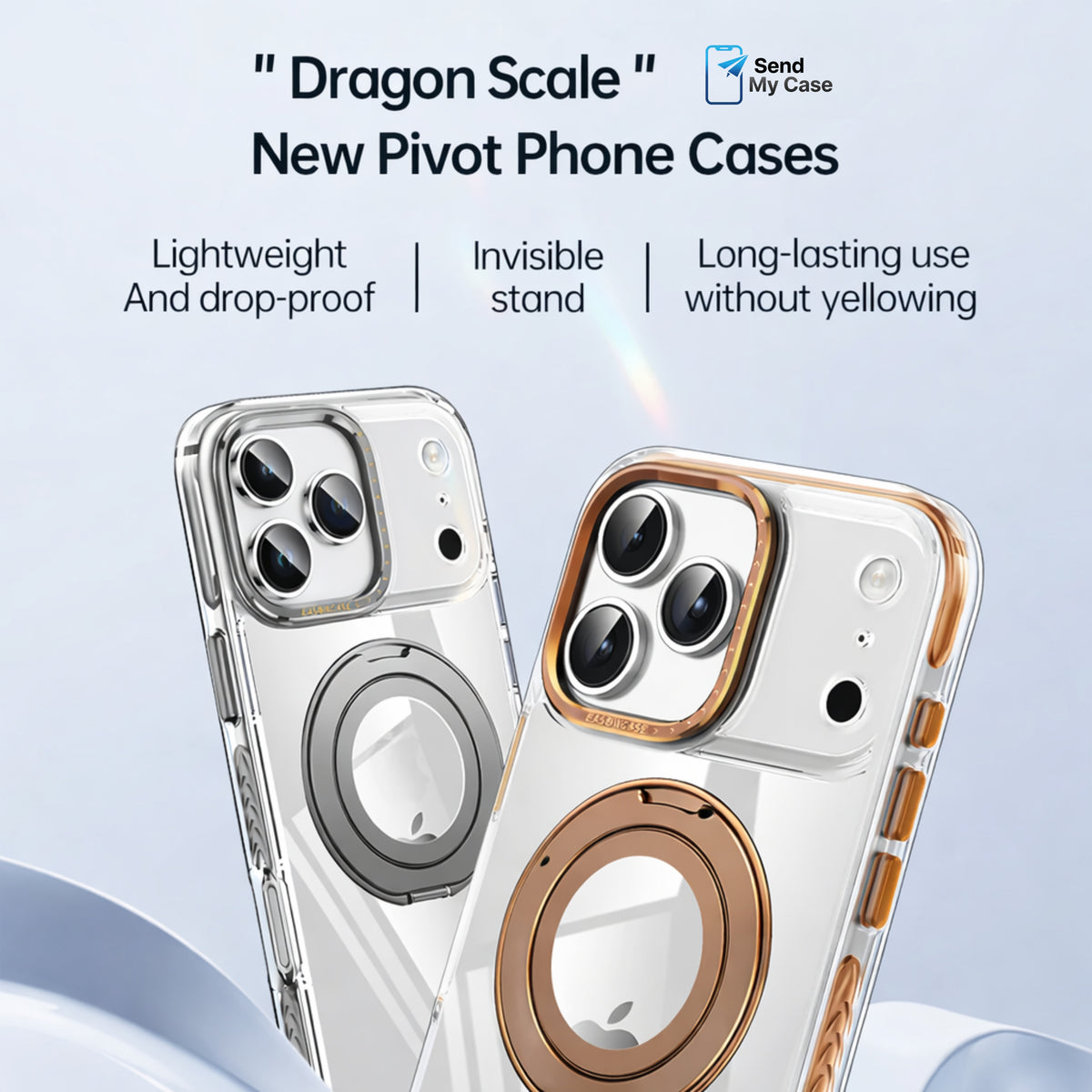 ClearShield Magnetic Kickstand Case for iPhone 17 Pro Max
