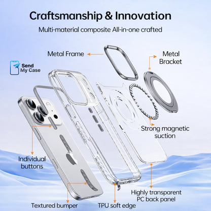 ClearShield Magnetic Kickstand Case for iPhone 17 Pro Max