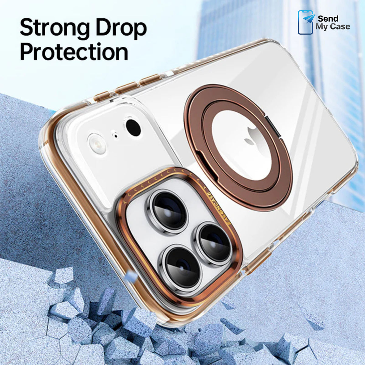 ClearShield Magnetic Kickstand Case for iPhone 17 Pro Max