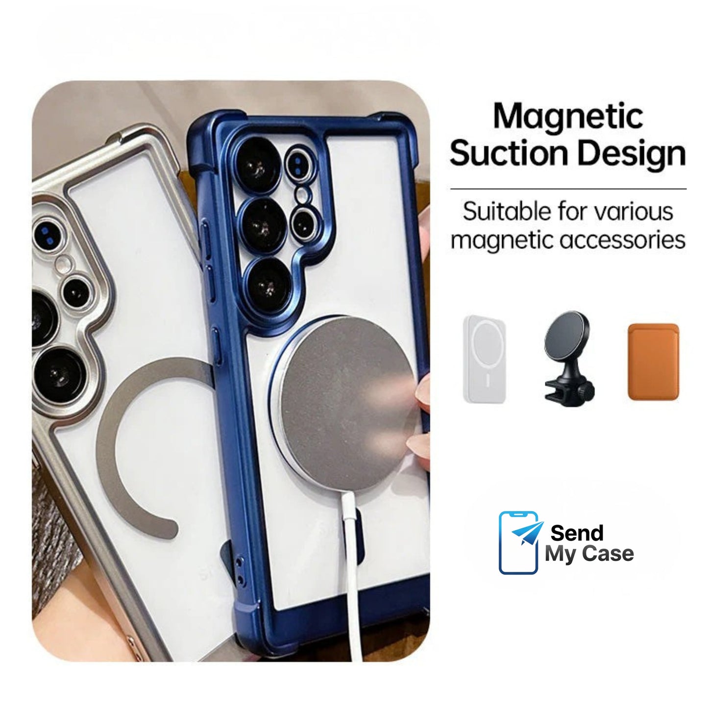 Samsung S26 Ultra Electroplated Matte Magnetic Case