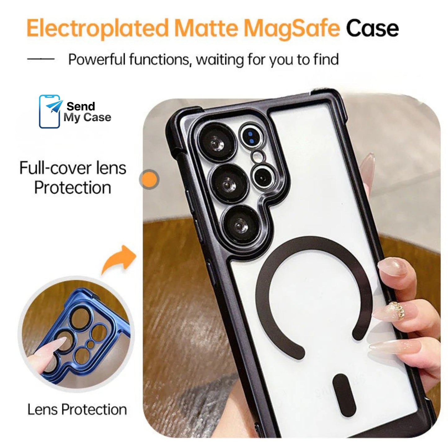 Samsung S26 Ultra Electroplated Matte Magnetic Case
