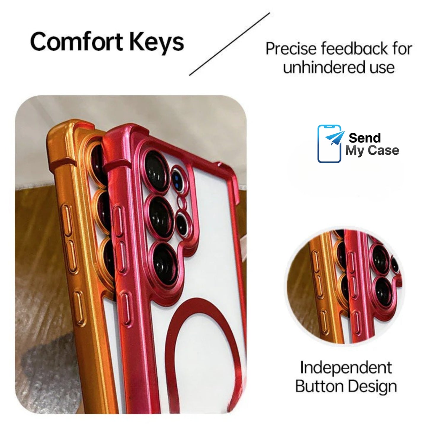 Samsung S26 Ultra Electroplated Matte Magnetic Case
