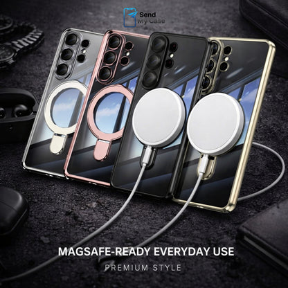 Samsung Galaxy S26 Ultra MagSafe Ring Stand Clear Case