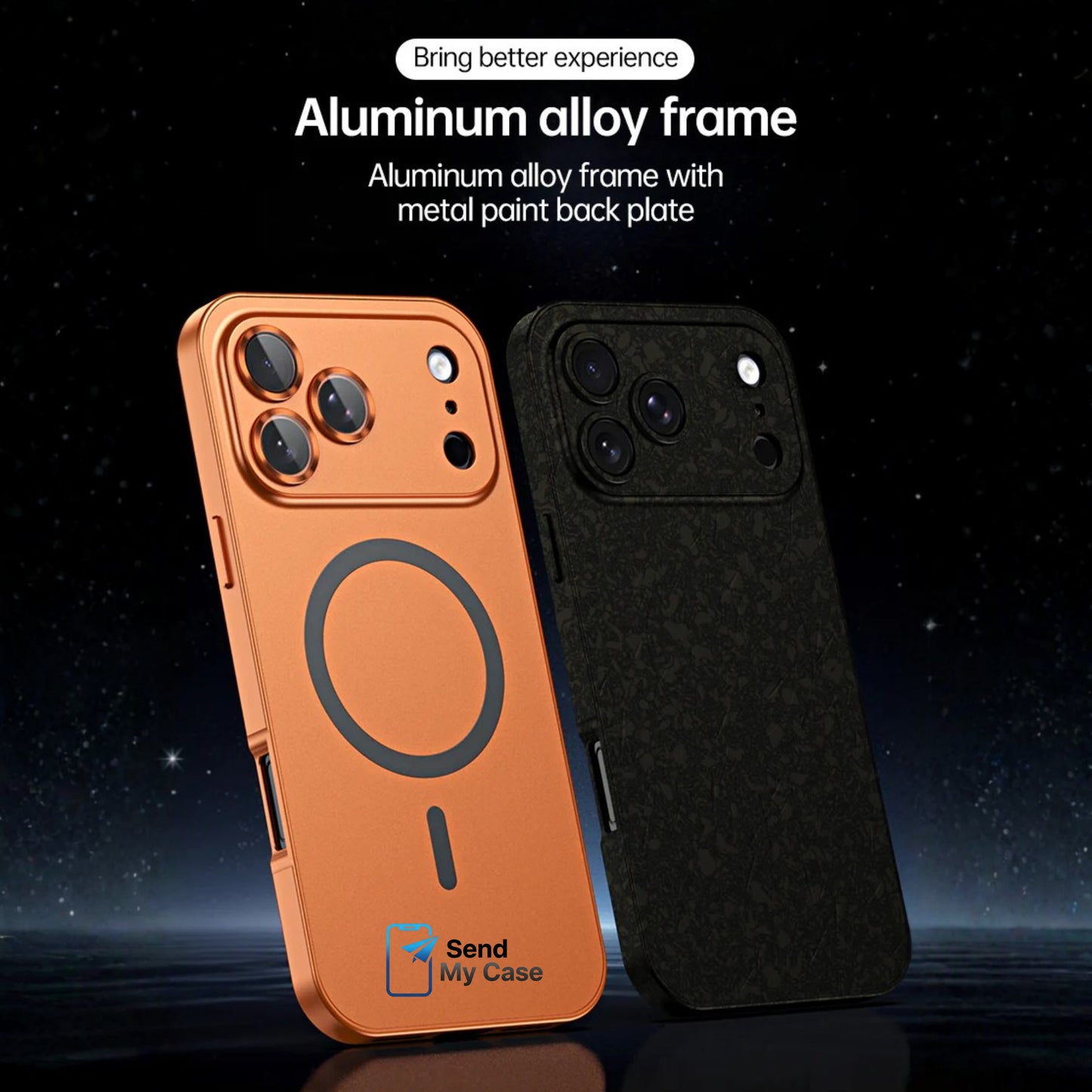 iPhone 17 Pro Max Aluminum Alloy MagSafe Case With Matte Back