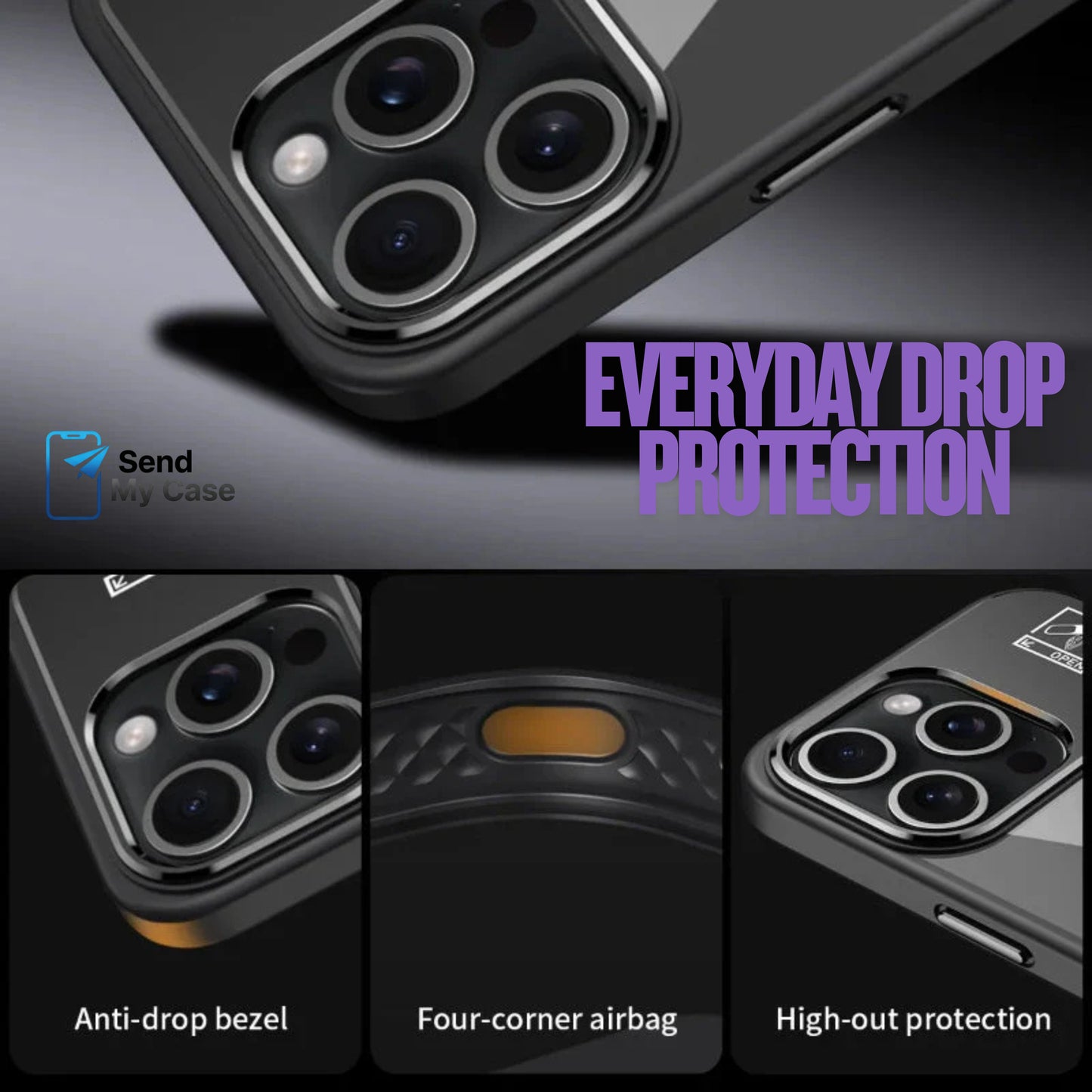 iPhone 17 Pro Max MagSafe Kickstand Case With Camera Stand