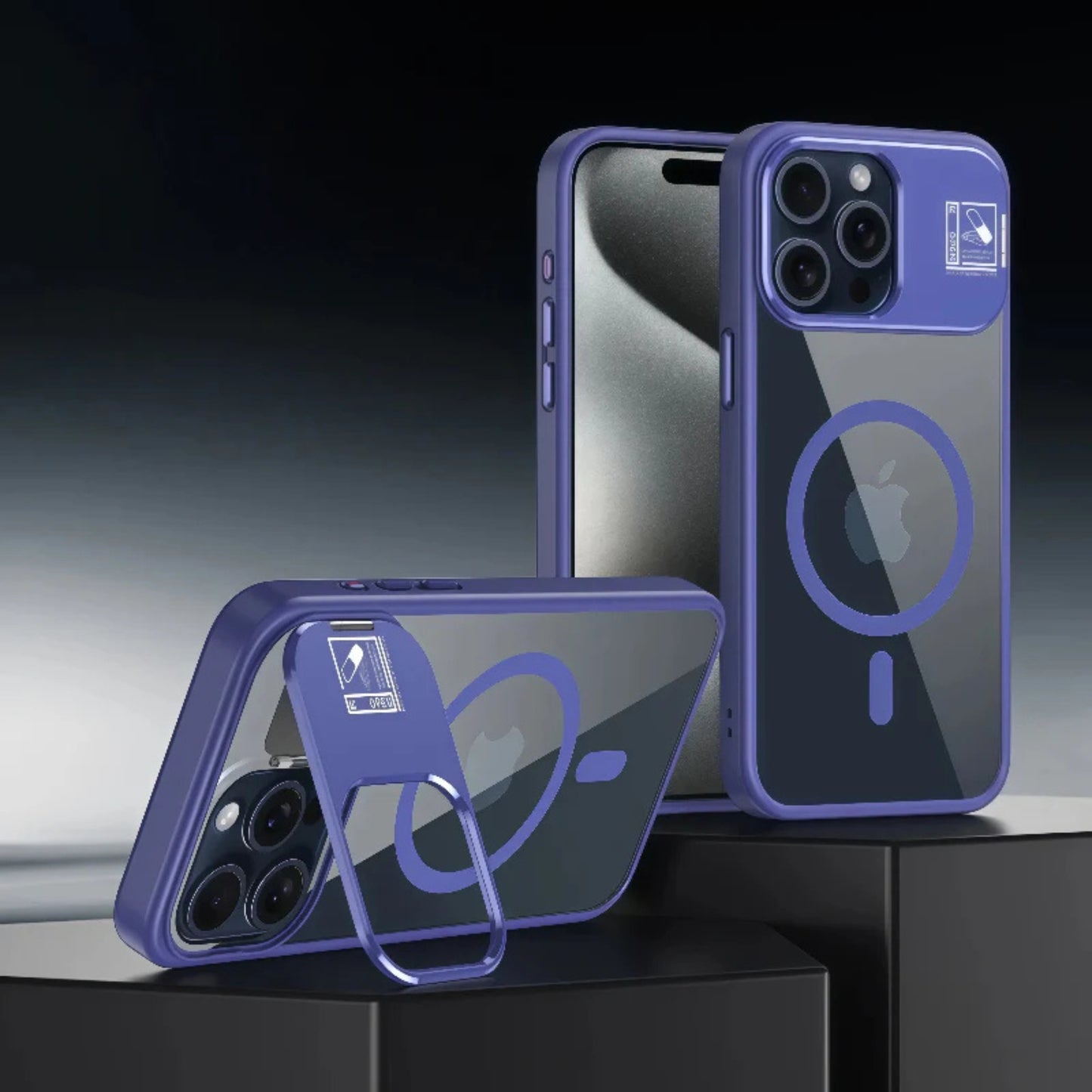 iPhone 17 Pro Max MagSafe Kickstand Case With Camera Stand