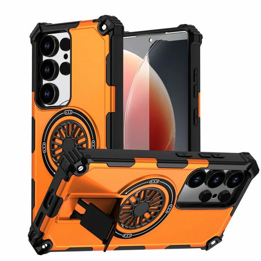 Samsung S26 Ultra Magnetic Armor Kickstand Case