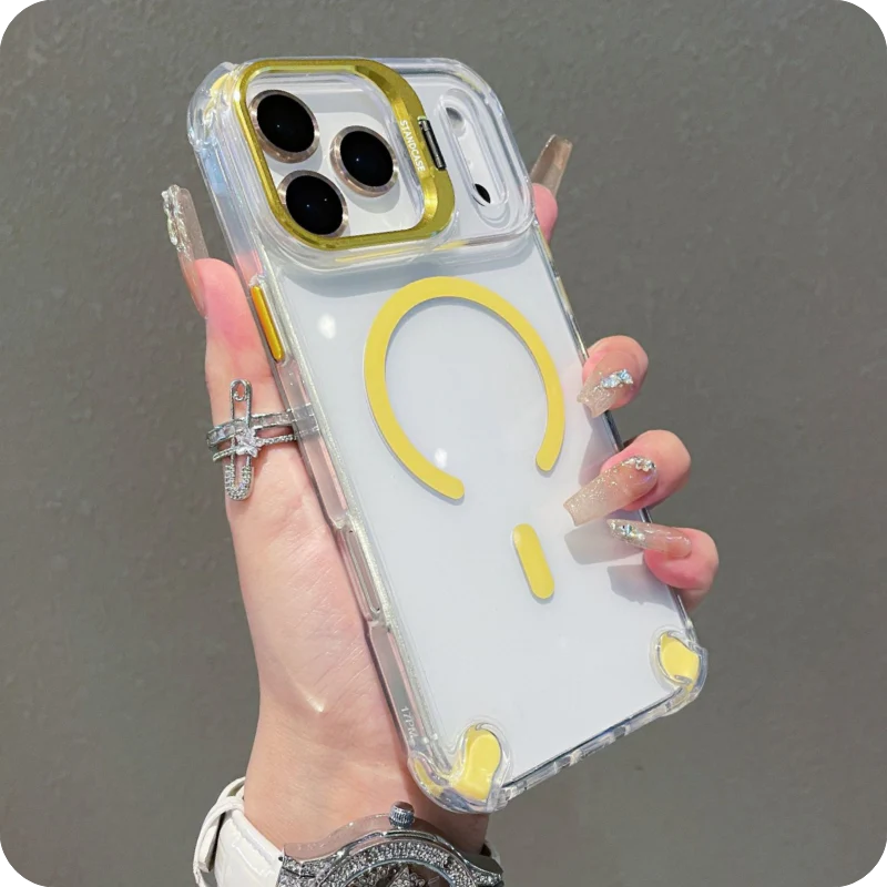 ClearShield® – iPhone 17 Series Magnetic Airbag Stand Case