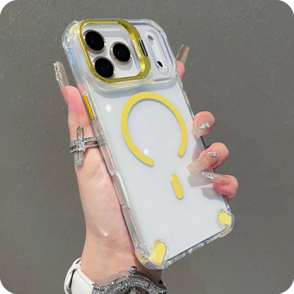 ClearShield® – iPhone 17 Series Magnetic Airbag Stand Case