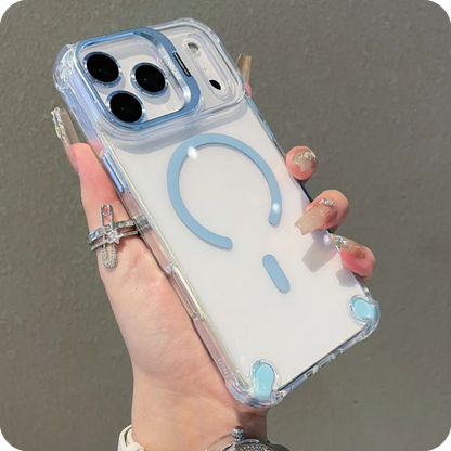 ClearShield® – iPhone 17 Series Magnetic Airbag Stand Case